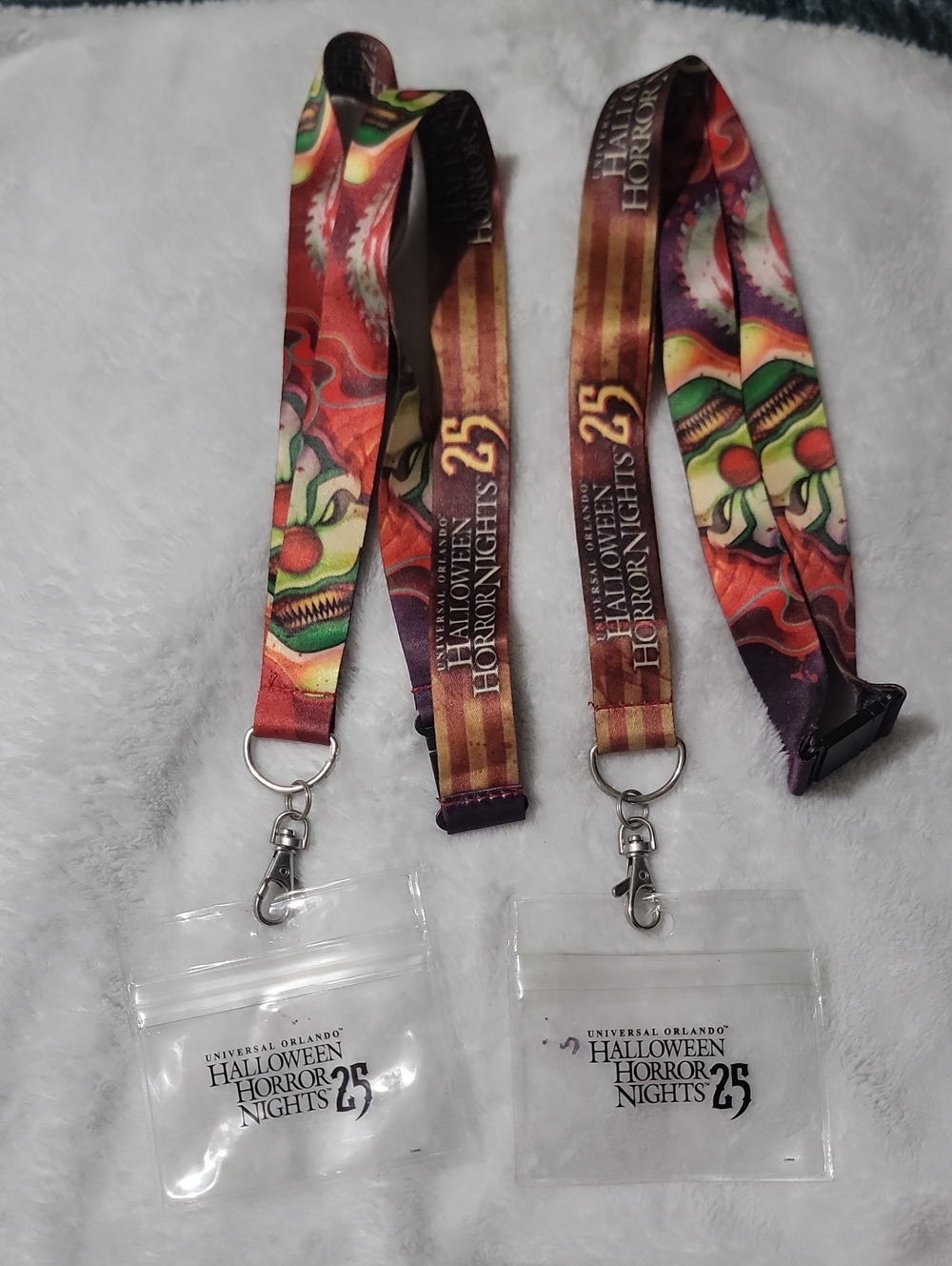 Universal Orlando Halloween Horror Nights 25 Lanyards